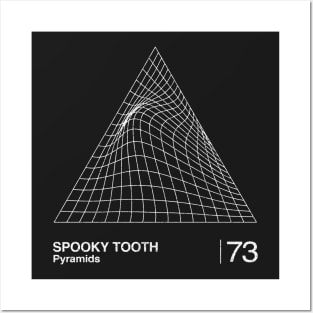 Spooky Tooth / Pyramids / Minimalist Graphic Artwork Design Posters and Art